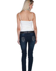 Jeans W/pocket Embellishments - E183