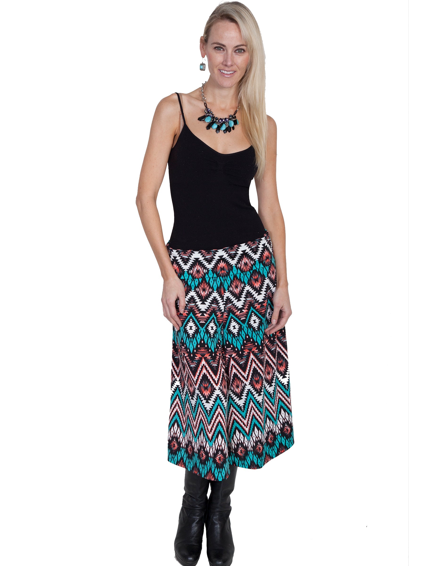 Gauchos W/fold Over Waist - E200