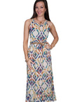 Beaded Neck Line Maxi Dress - E24