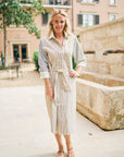 MASON'S DAUGHTER | Sutton Shirtdress, Multi Stripe
