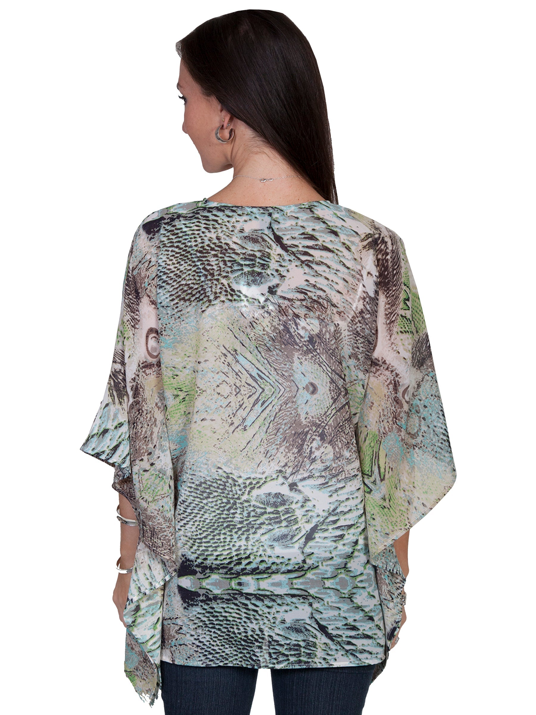Printed Kaftan Blouse - E80