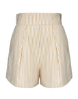 MASON'S DAUGHTER | Olivia Short, Mustard Striped Seersucker