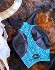 Dash for Cash (Turquoise ) Fly Mask