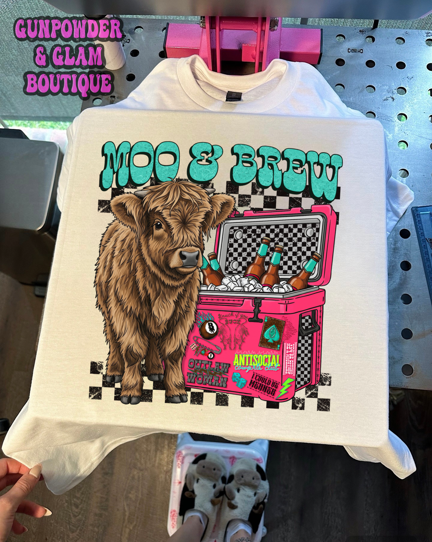 Moo &amp; Brew Tee or Crewneck