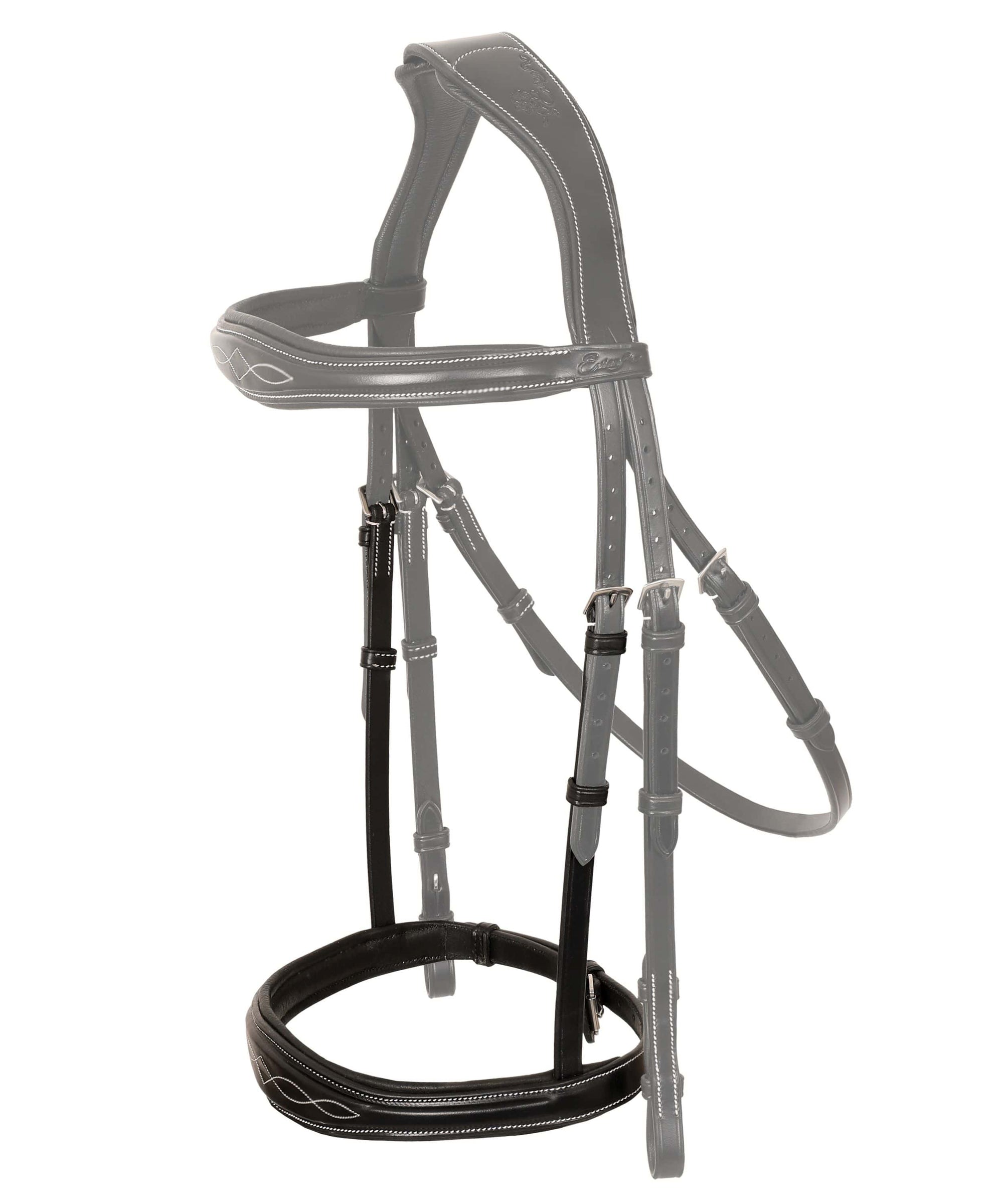 Replacement Noseband of ExionPro Fancy Stitched Raised Anatomical Bridle without Flash