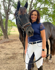 Evolution - High Waisted White Competition Breeches