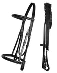 ExionPro Traditional Hunter Bridle With Laced Reins