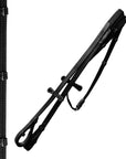 ExionPro Net Braided Browband & Dressage Bridle with Web Reins