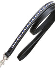 ExionPro White & Blue Bling Dog Leash