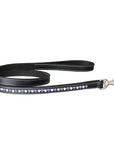 ExionPro White & Blue Bling Dog Leash