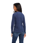 Fan Club LS Tee- Navy Heather