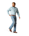 Ariat Gio Fitted LS- Sky Blue