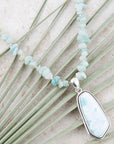 Natural Wonders Blue Larimar and Sterling Silver Necklace