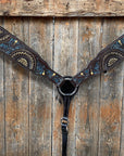 Dark Oil Floral Hand Painted Breastcollar 
