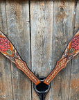 Light Oil Hand Painted Rose Breastcollar 