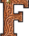 Monogrammed Initial Western Leather Look Saddle Longhorn Cowboy Cowgirl Kitchen Dish Towels Made in America