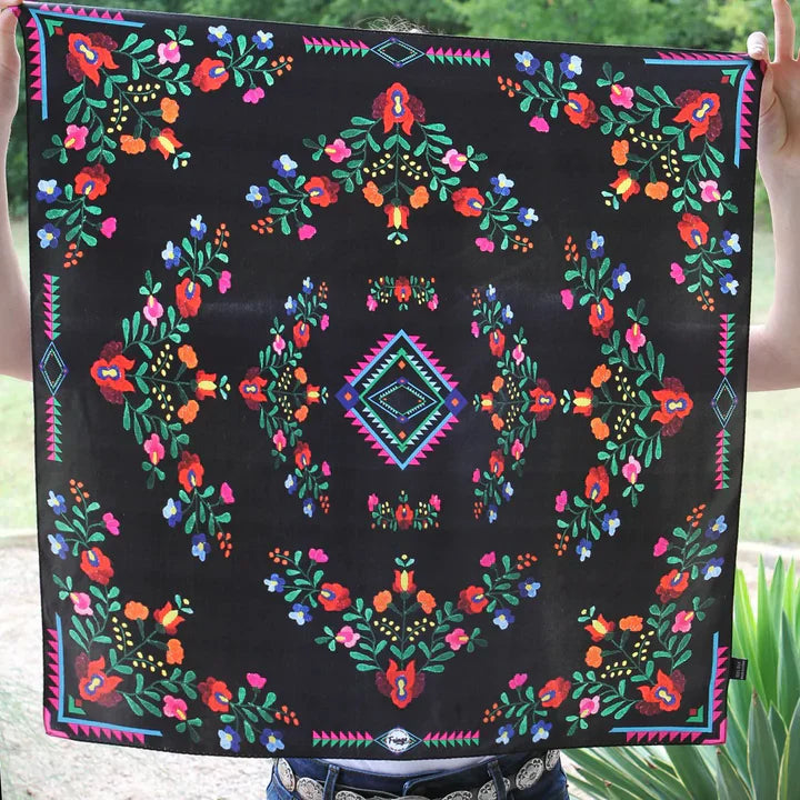 Fiesta Long Scarf - Black