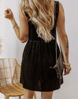 Black Velvet Tennis dress