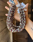 Sterling Silver Torpedo & Purple Spiny Oyster Choker – 14-Inch