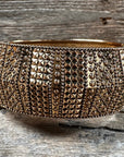 Gold Dots and Studded Fashion Cuff XI143