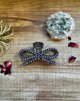 Bow Pearl hair clips