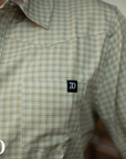 GREEN PLAID MEN'S BREEZE PERFORMANCE SHIRT
