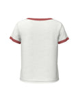 Girls Short Sleeve Ringer Tee