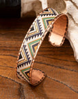 Western Copper Rustic Fashion Cuff Bracelet