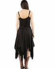 Emb.dress W/handkerchief Bottom - HC1001