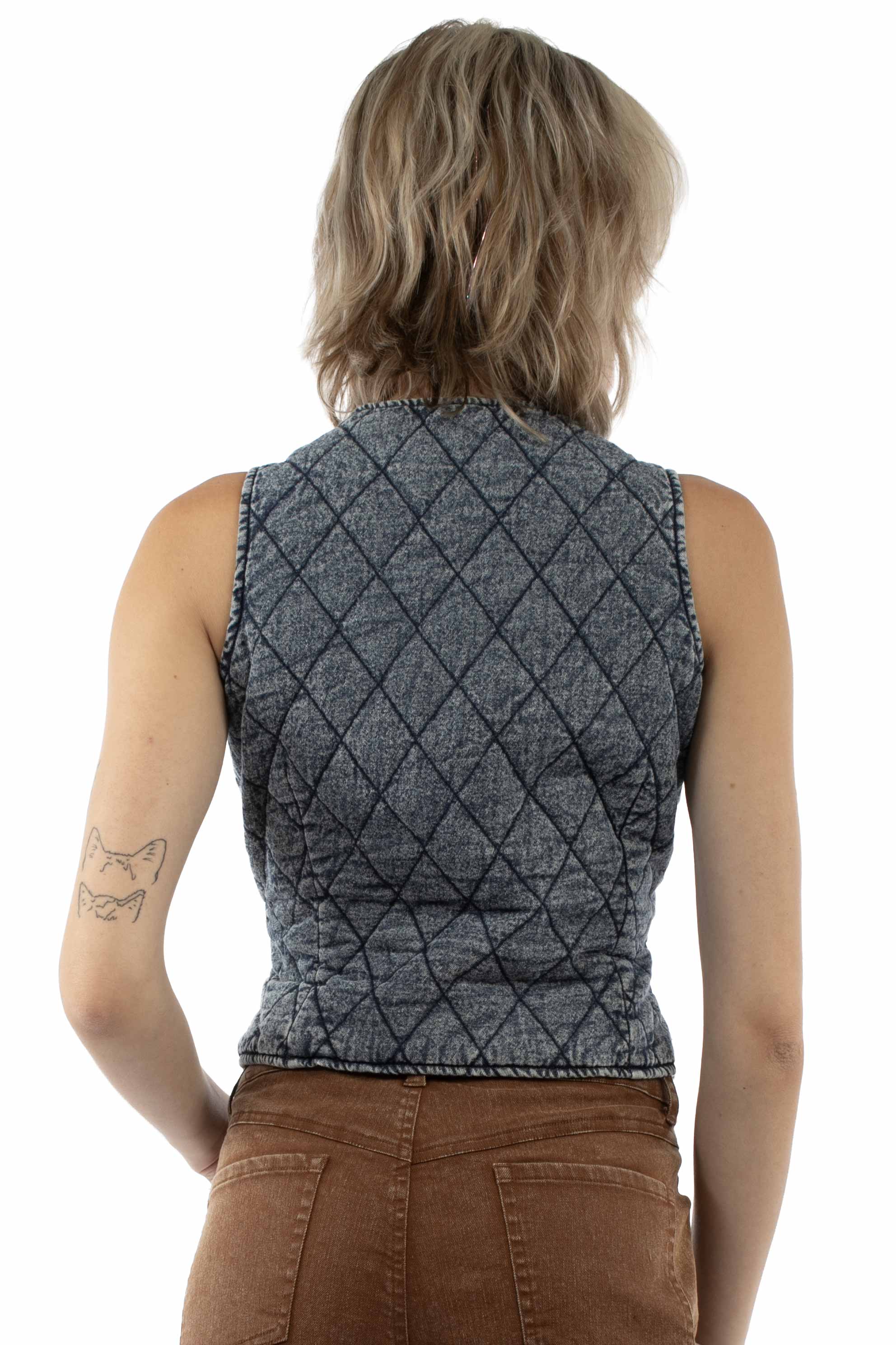 Scully Leather Quilted Vest