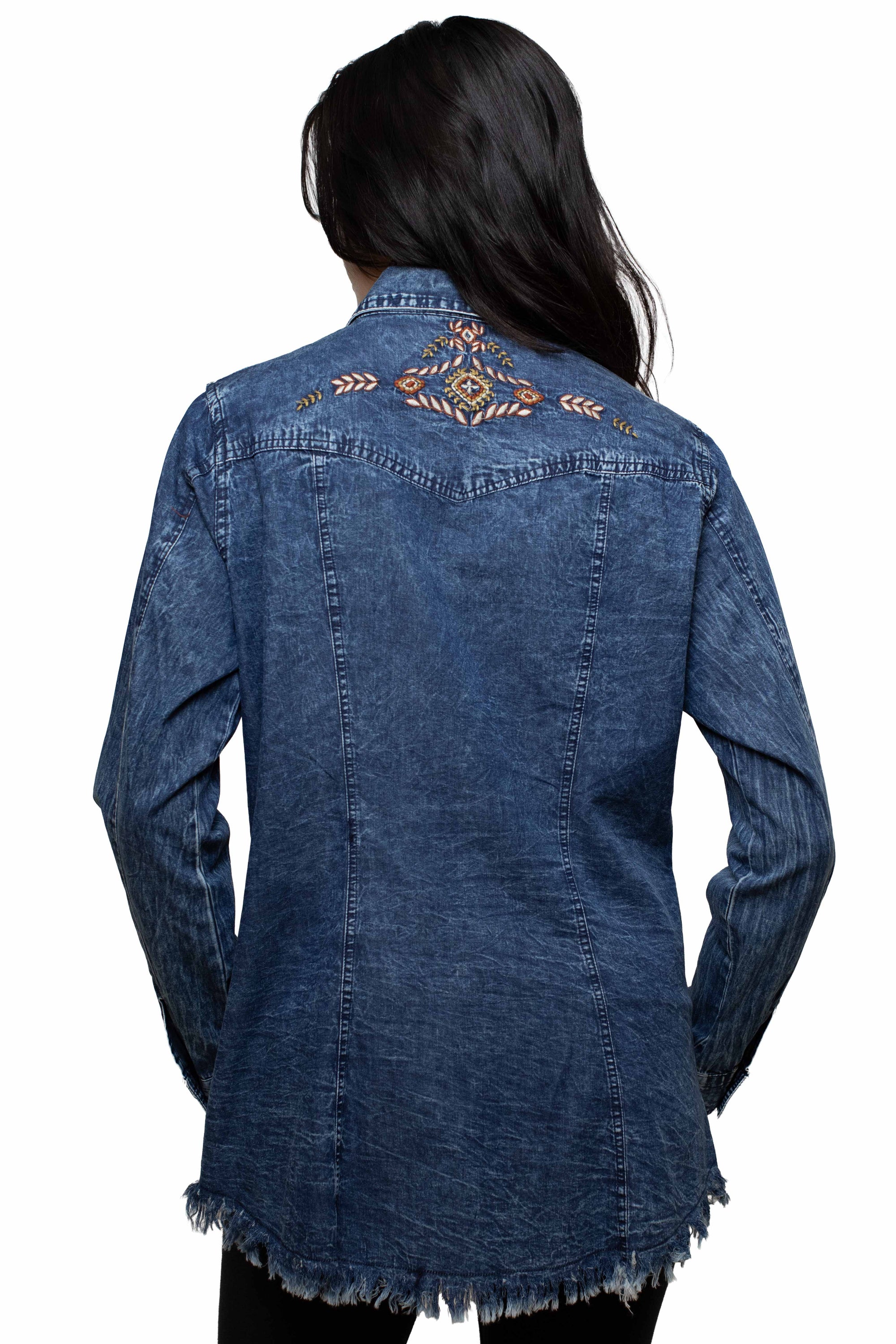 Layering Shirt W/embroidery - HC1053