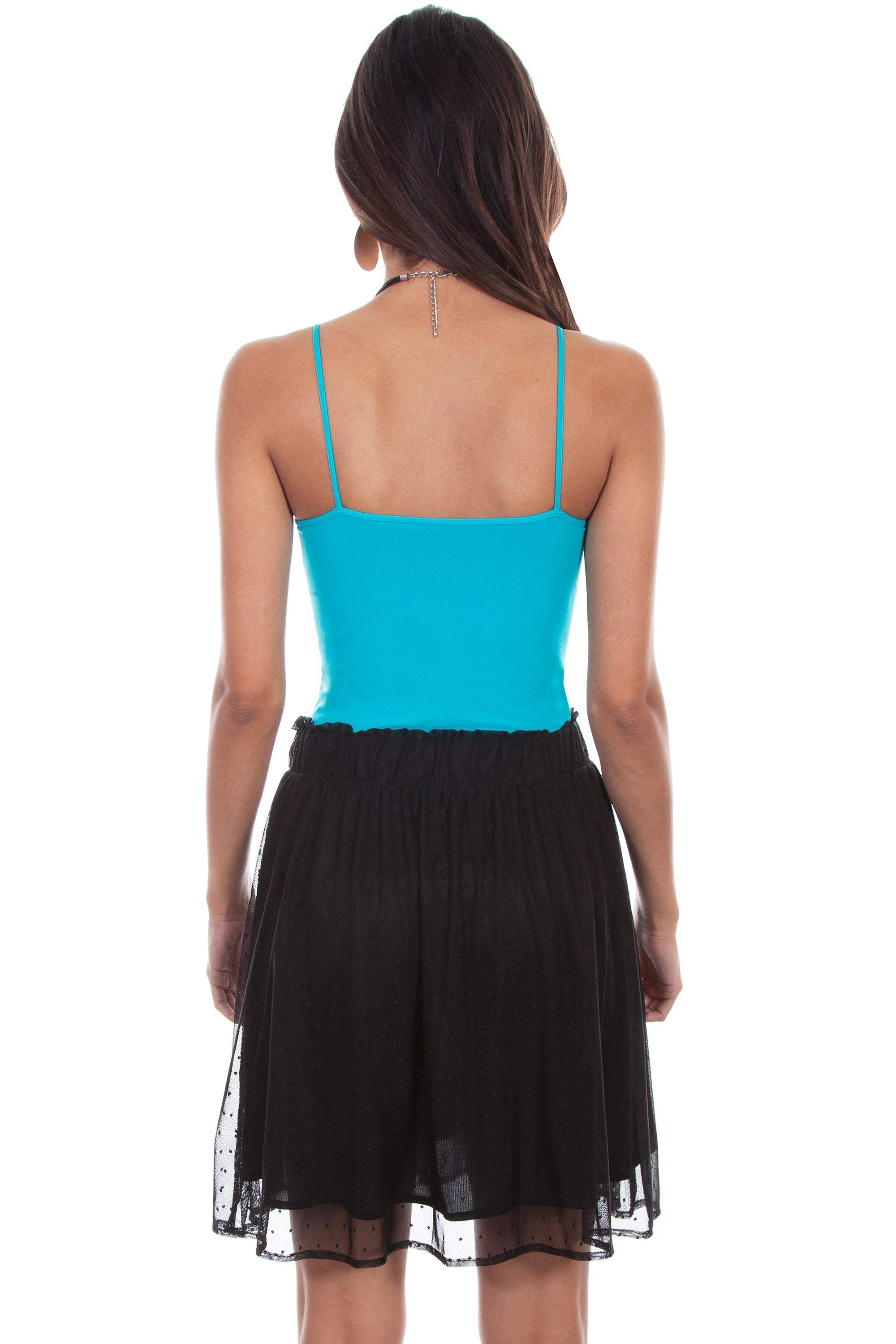 Swiss Dot Skirt W/elastic Waist Band - HC511