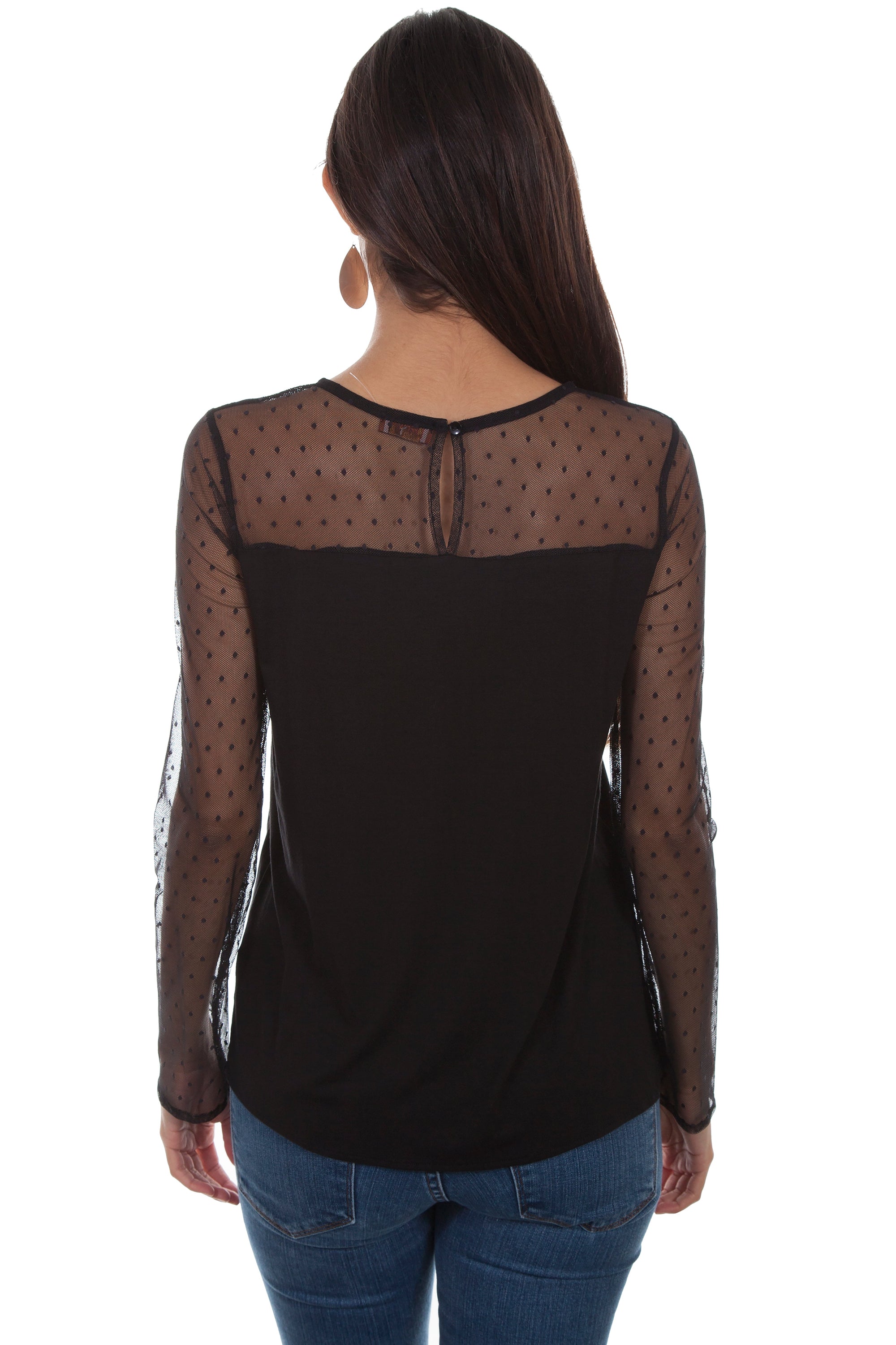 Swiss Dot Top W/sweetheart Neckline - HC513