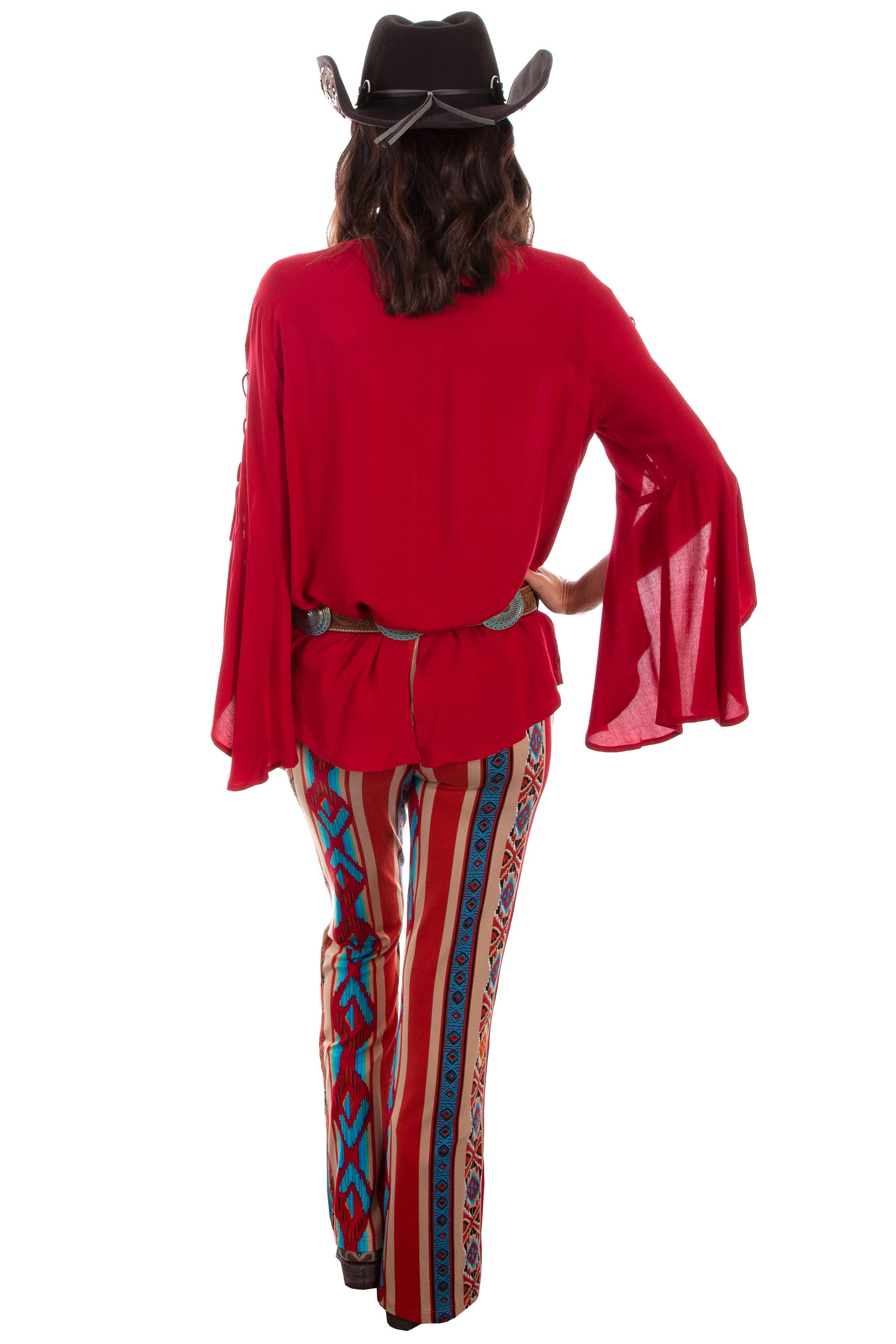Serape Bell Bottom Pant - HC561