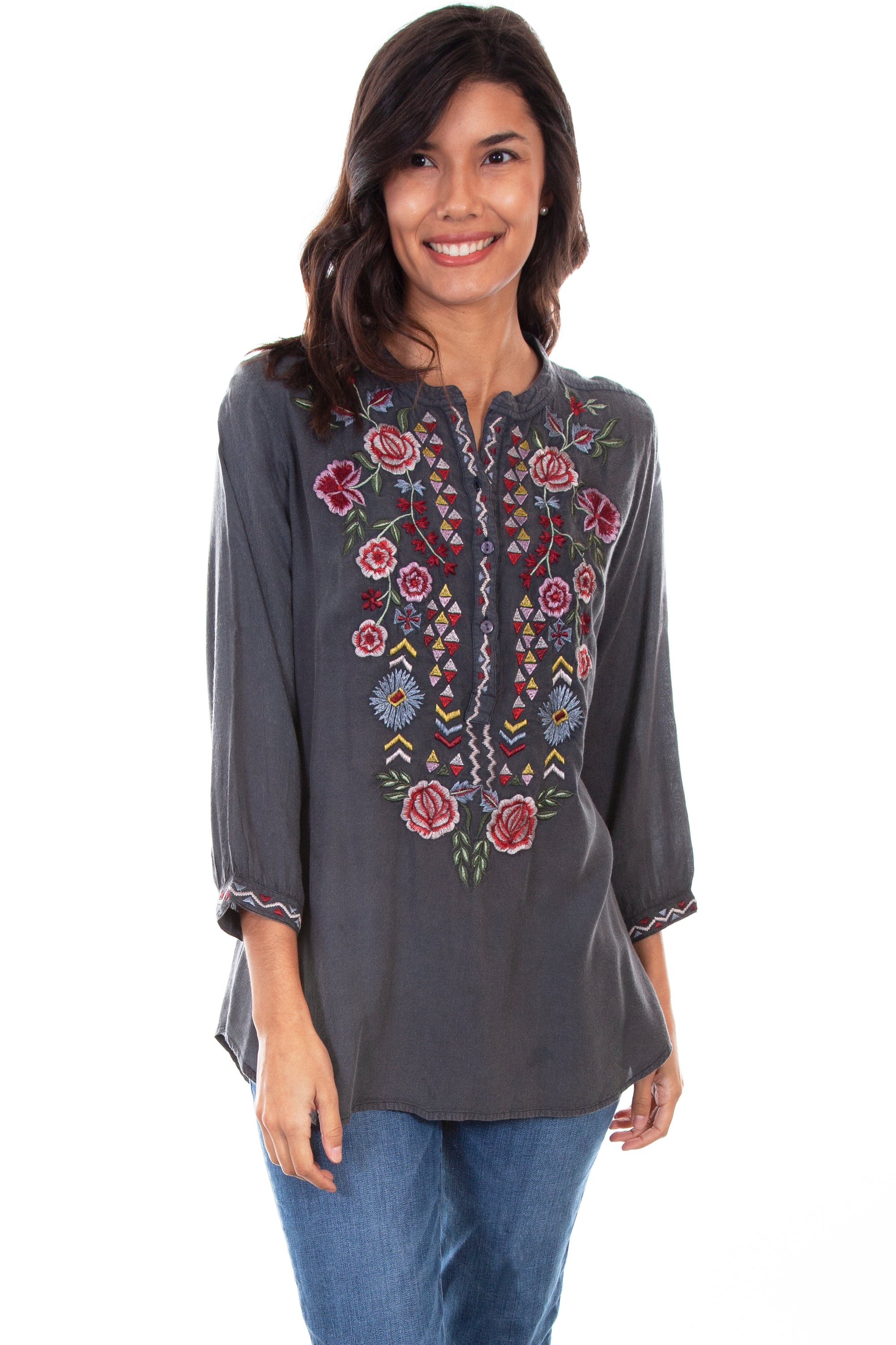 Emb. Front Tunic - HC570
