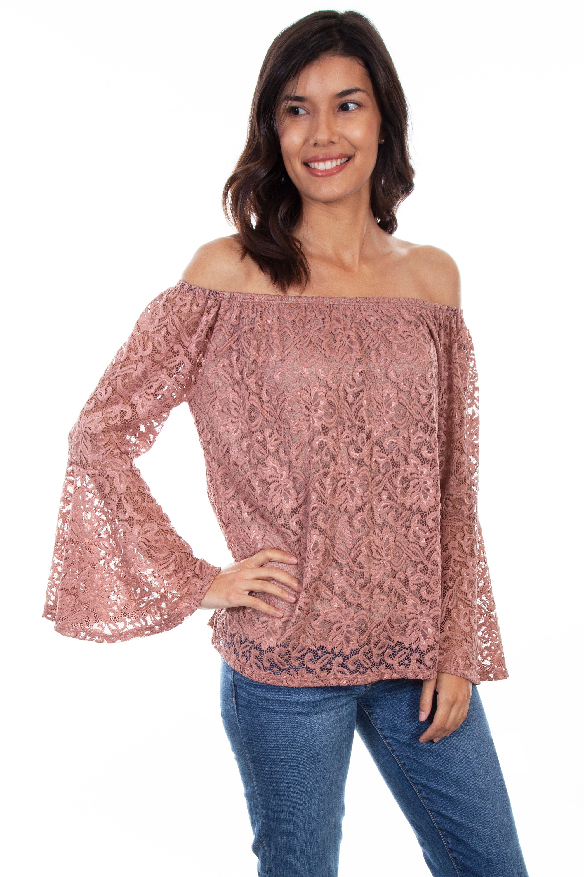 Lace Top W/ruffle - HC593