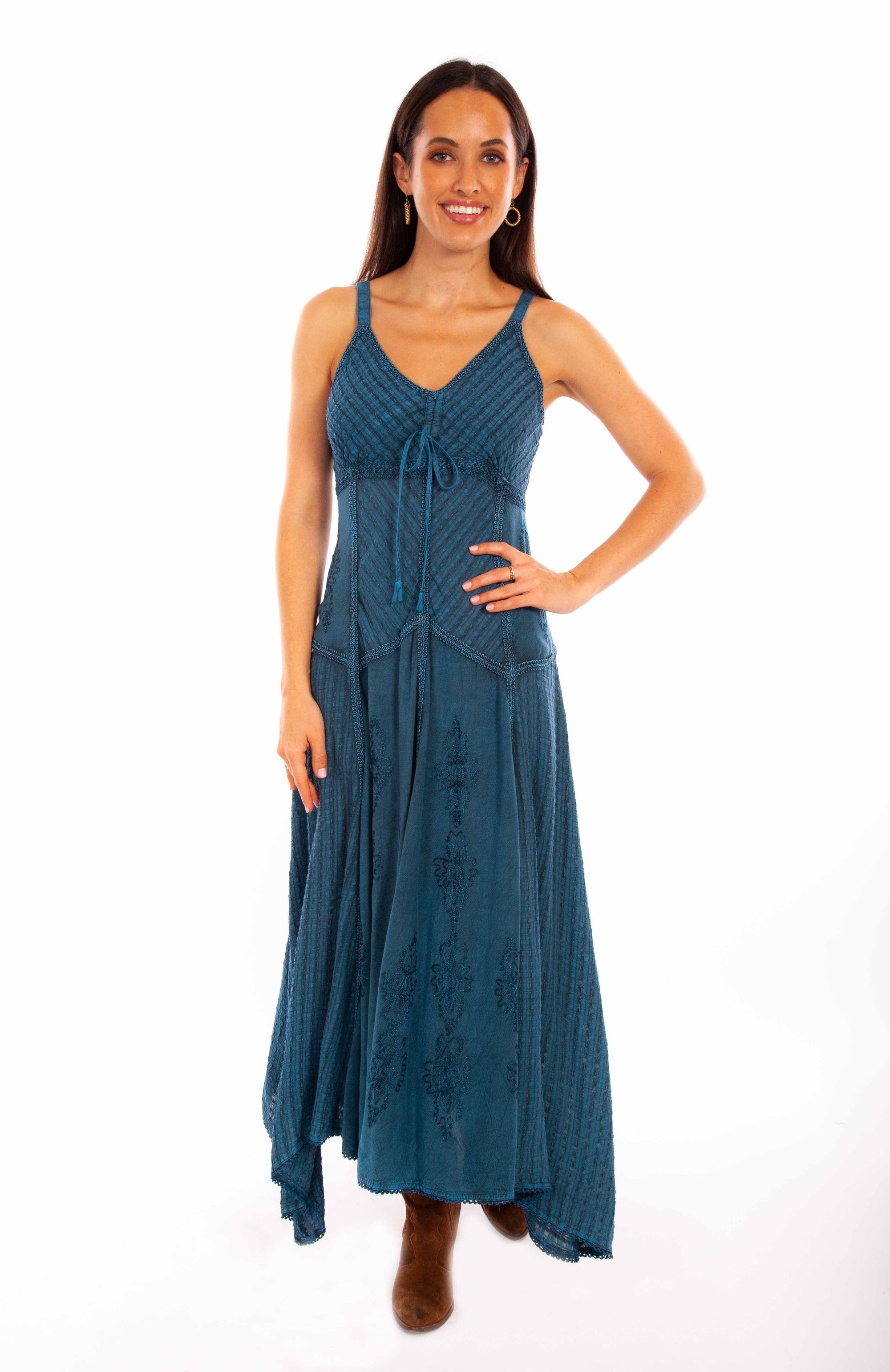 Long Rayon Dress - HC63