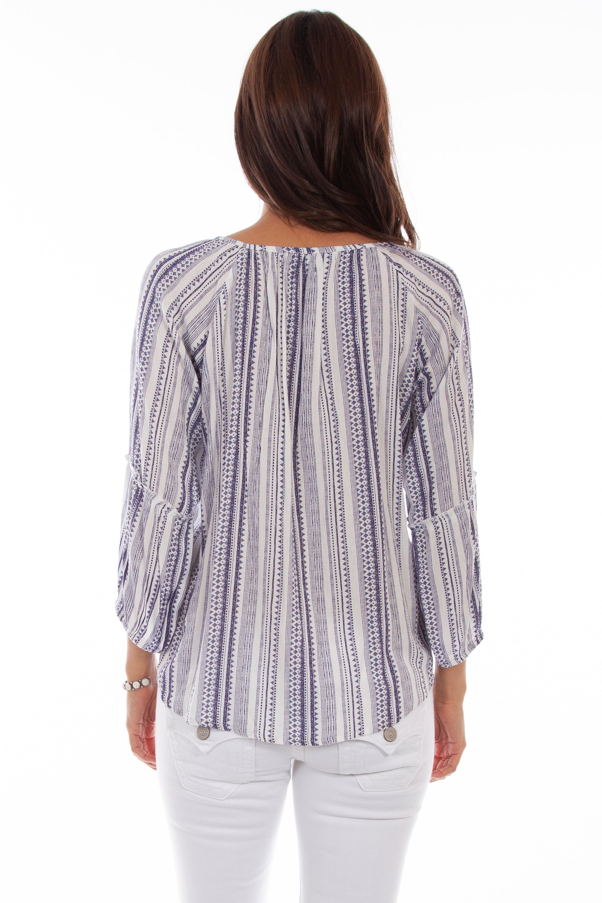 3/4 Sleeve Peasant Top - HC665