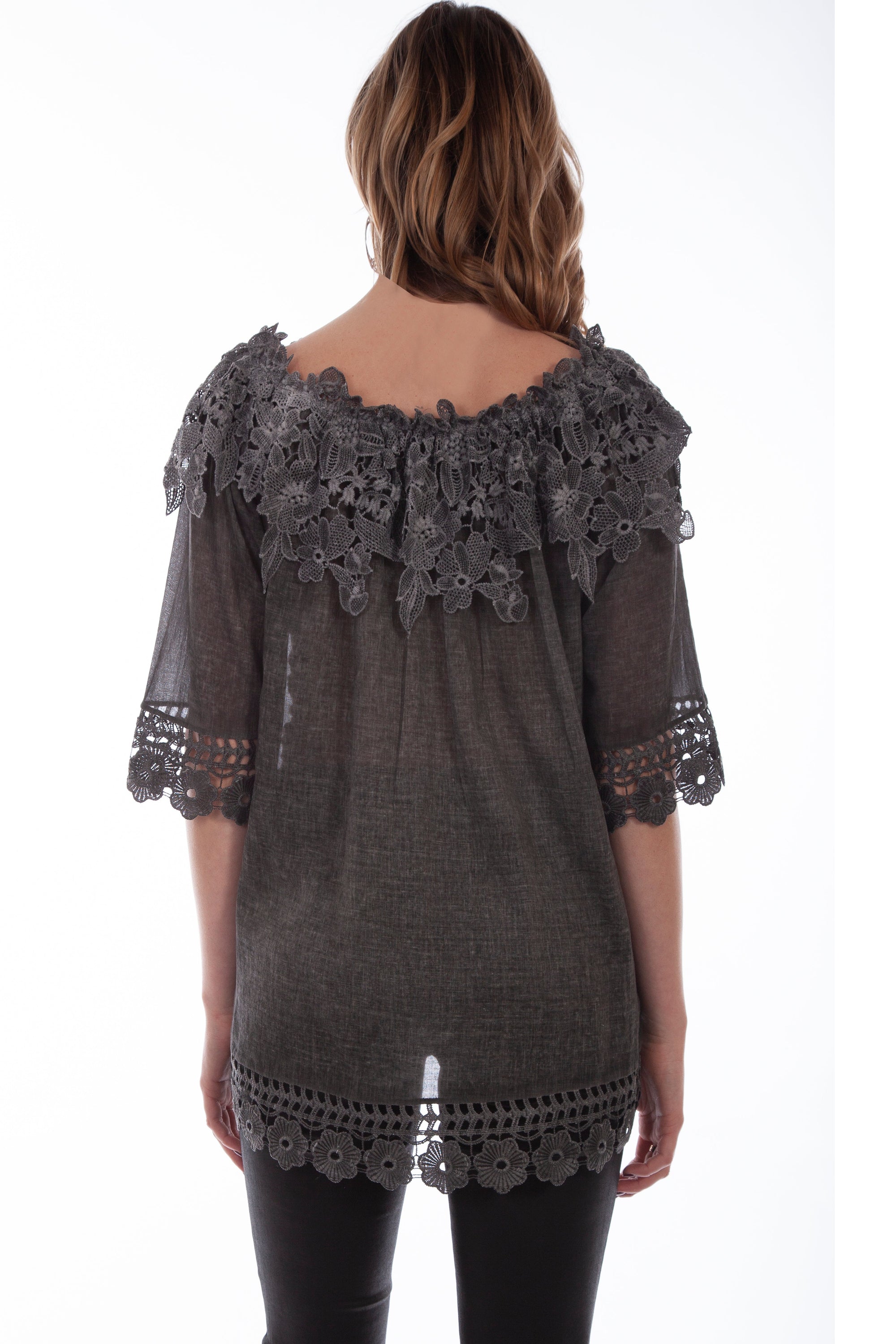 Crochet Lace Tunic - HC672