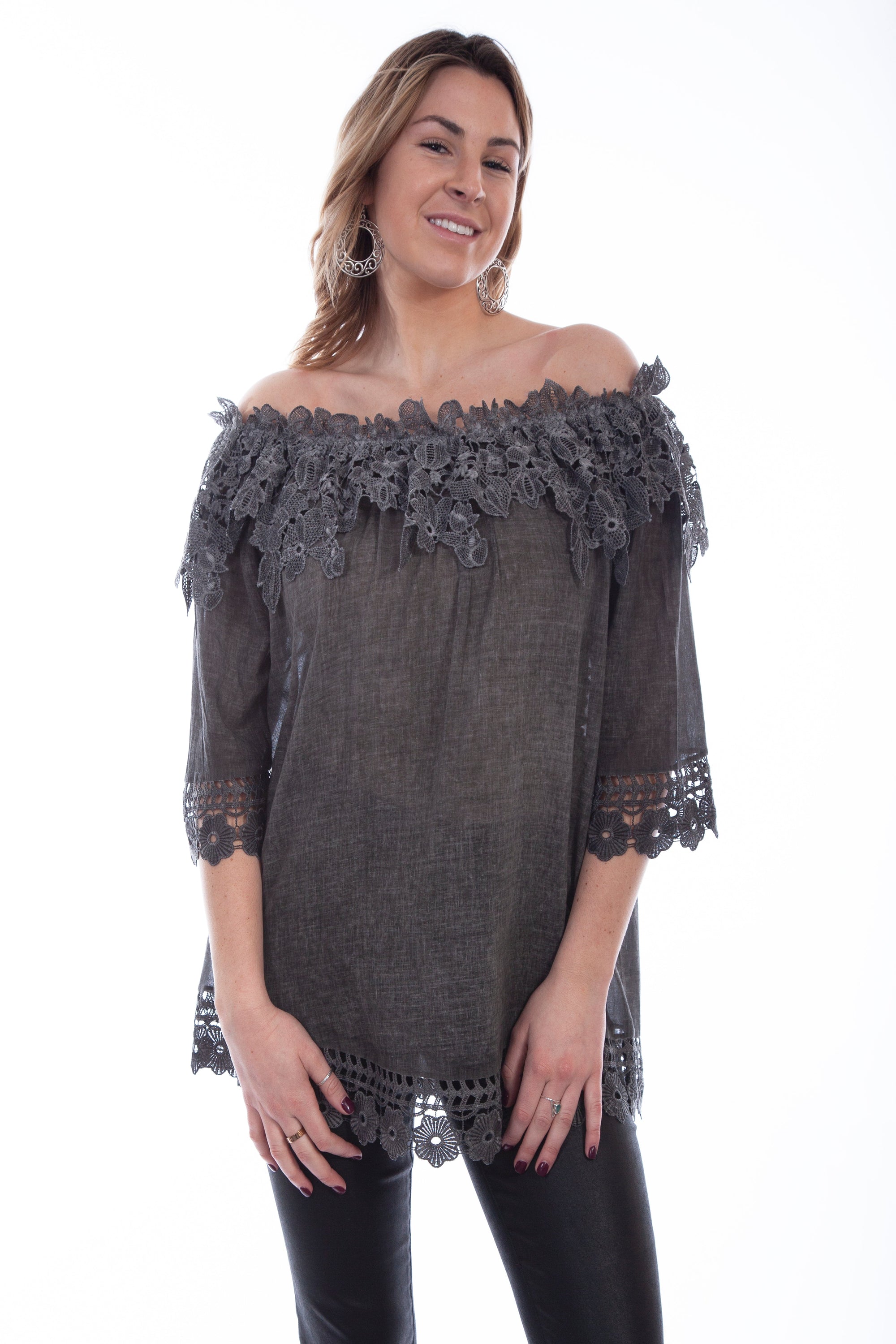 Crochet Lace Tunic - HC672