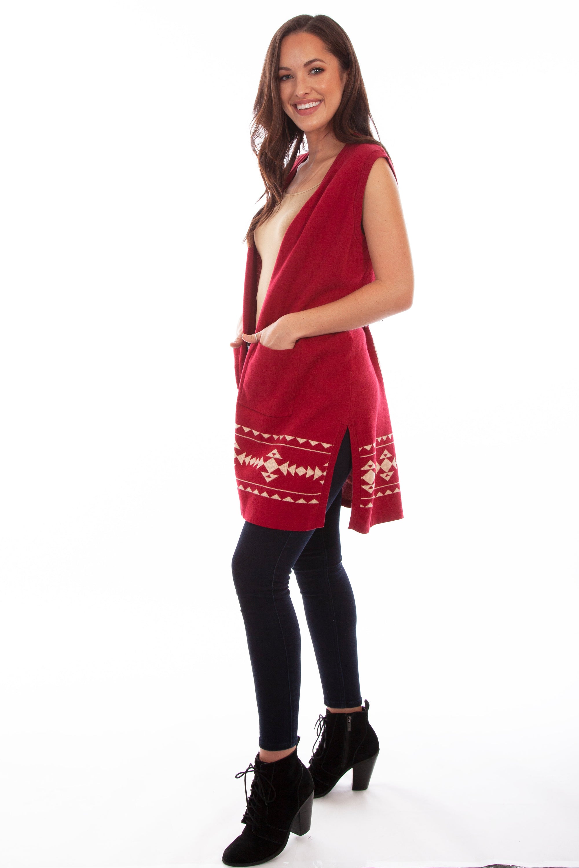 Indian Headdress Sweater Duster - HC679