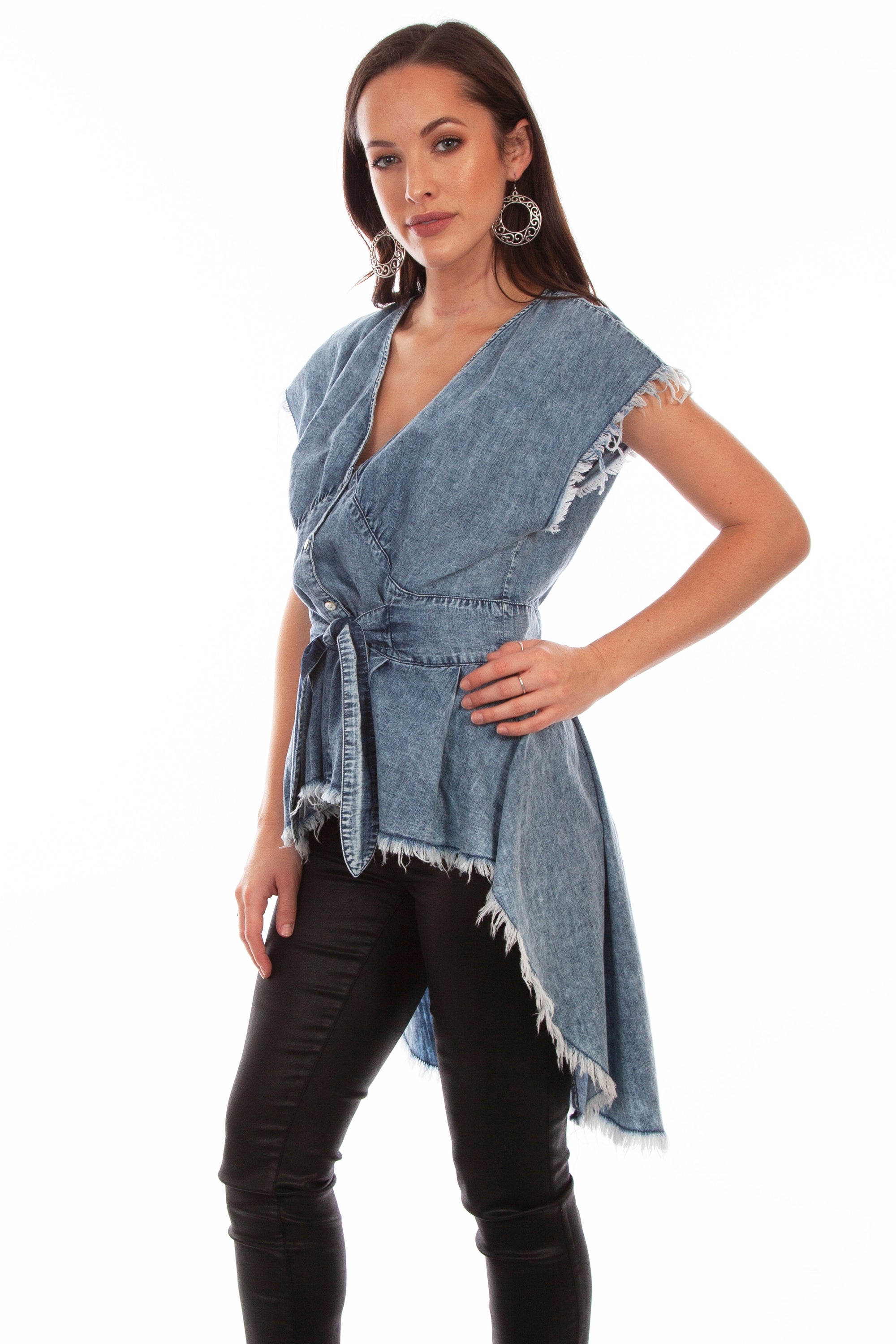 Tie Front Hi/lo Top - HC684