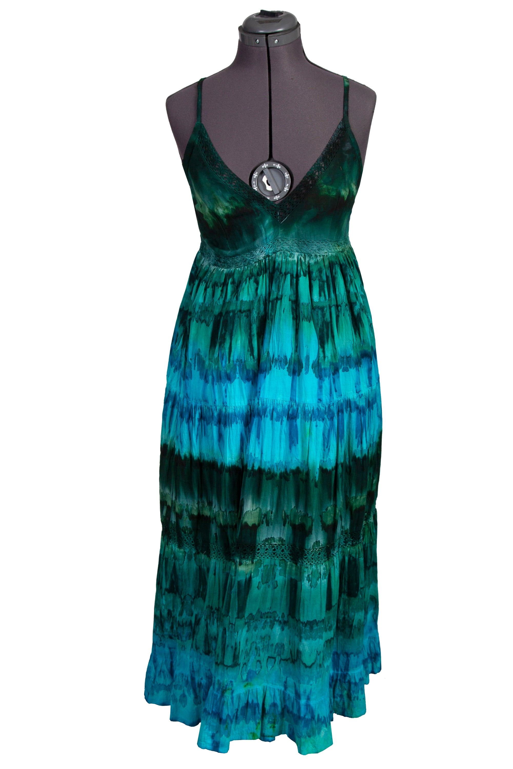 Tie Dye Spaghetti Strap Dress(triang - HC71