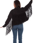 Denim Jacket W/denim Fringe - HC711