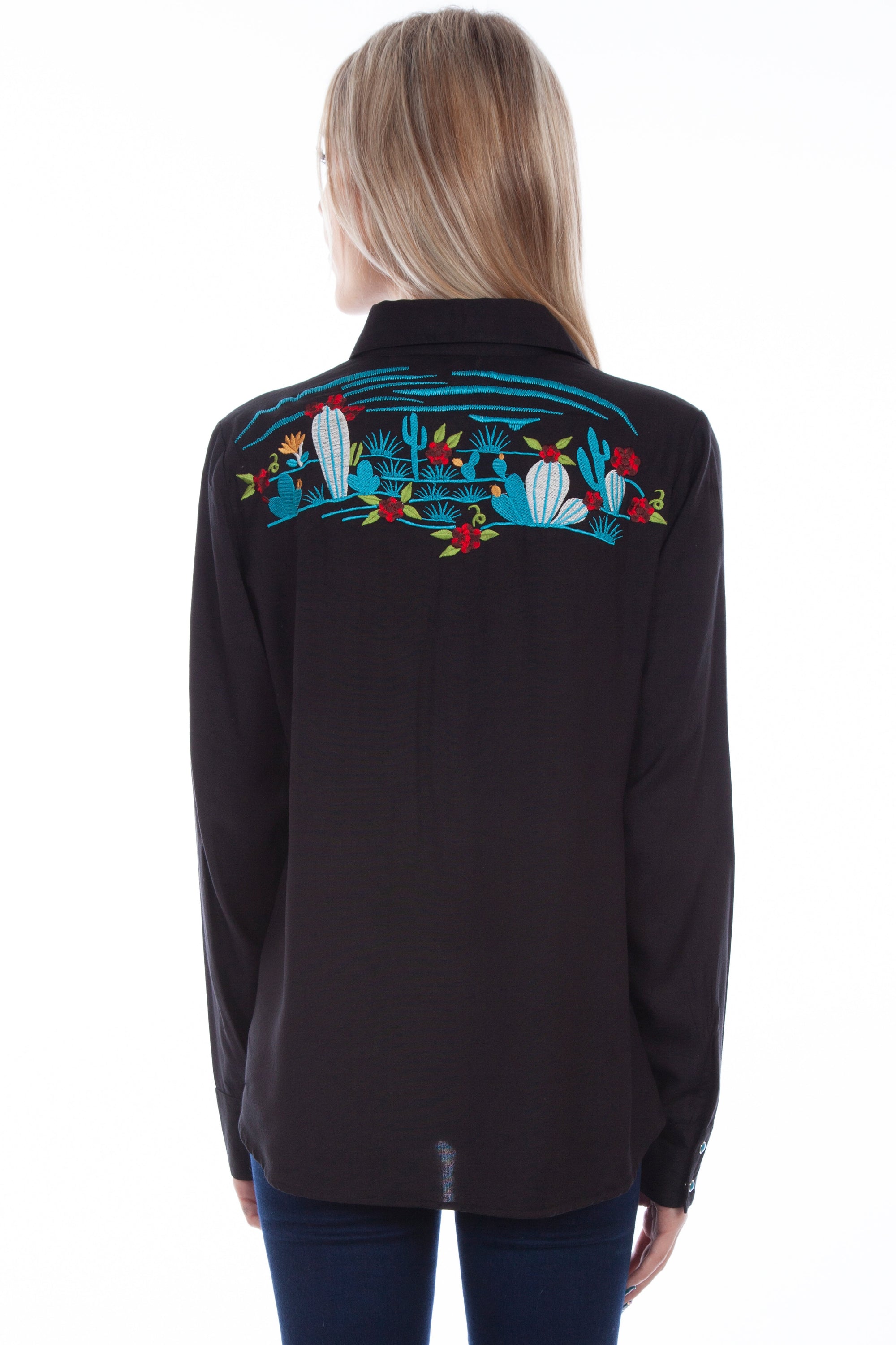 Cactus Emb. Blouse - HC724