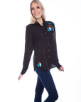 Cactus Emb. Blouse - HC724