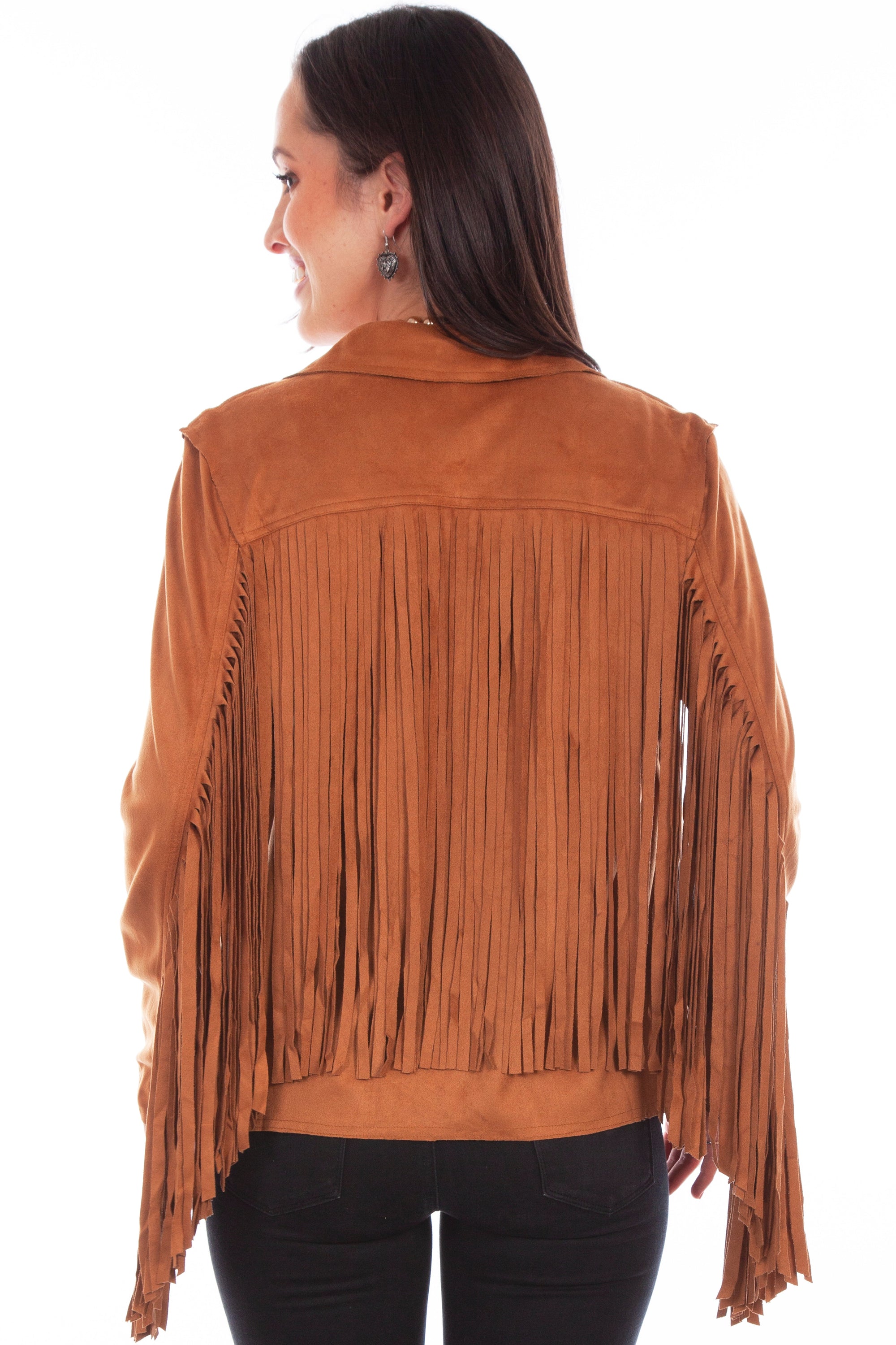 Ultra Suede Fringe Jacket - HC769