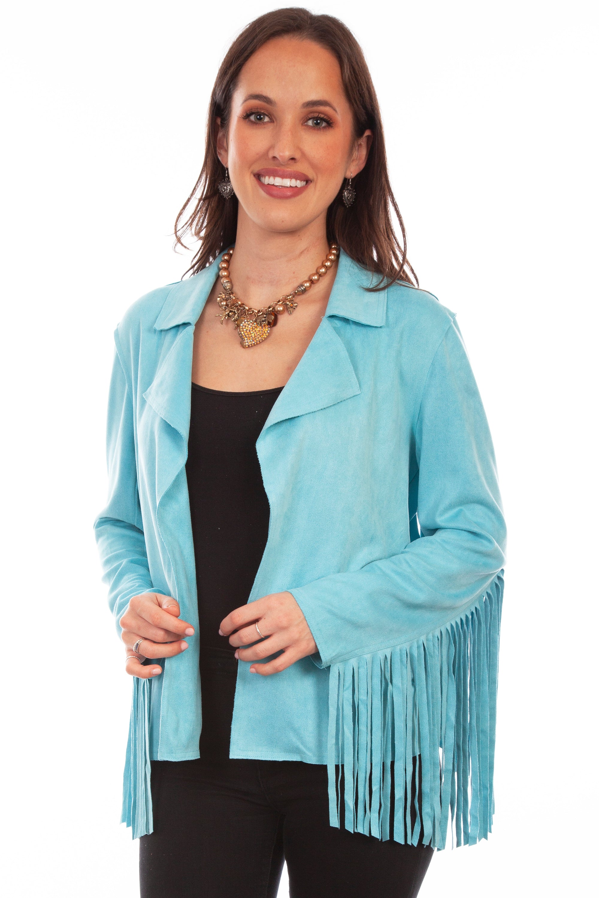 Ultra Suede Fringe Jacket - HC769
