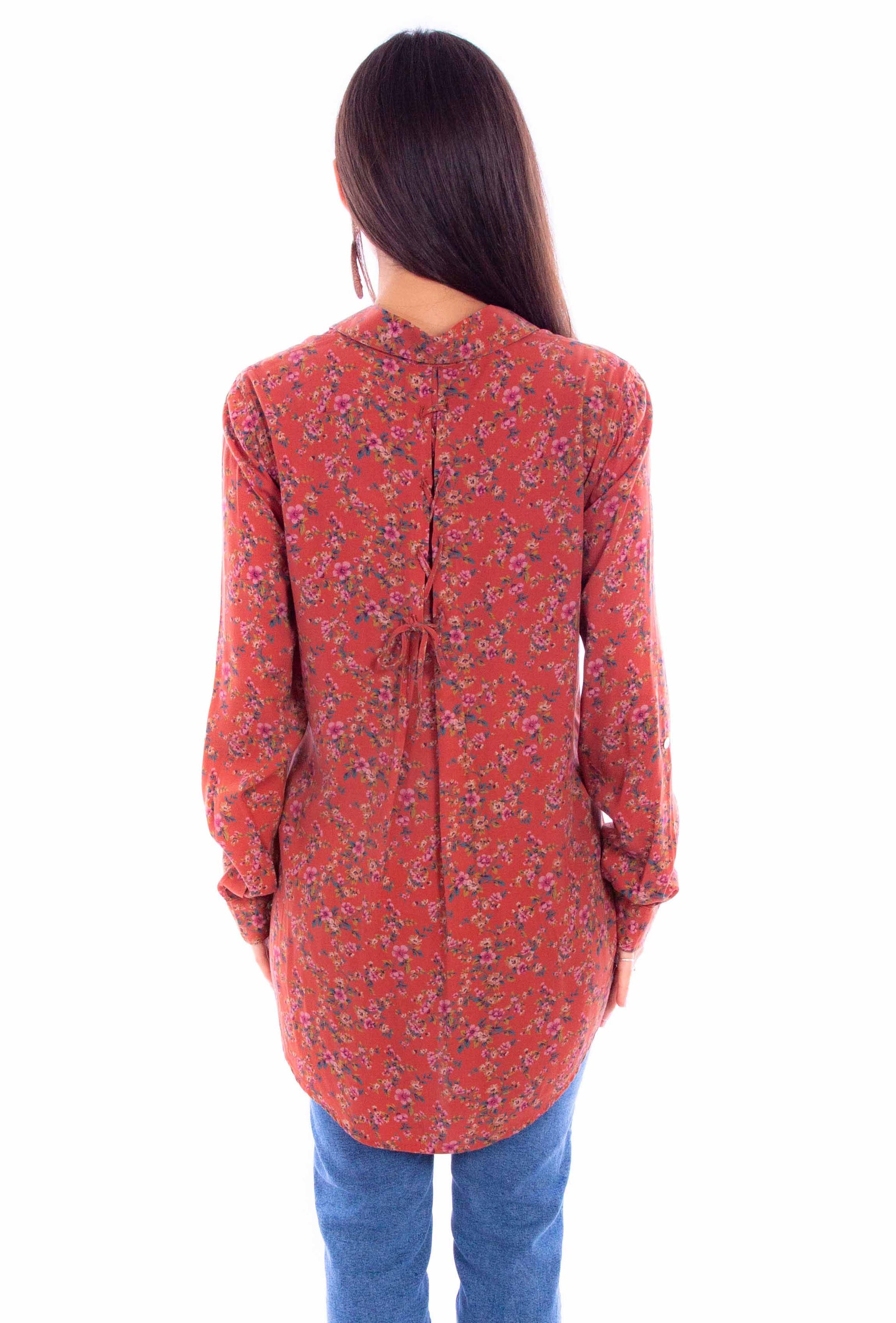 Printed Ditsy Floral Top - HC843