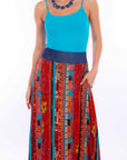 Wrap Skirt W/denim Waist Band Tie - HC874